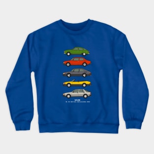 Saab classic car collection Crewneck Sweatshirt